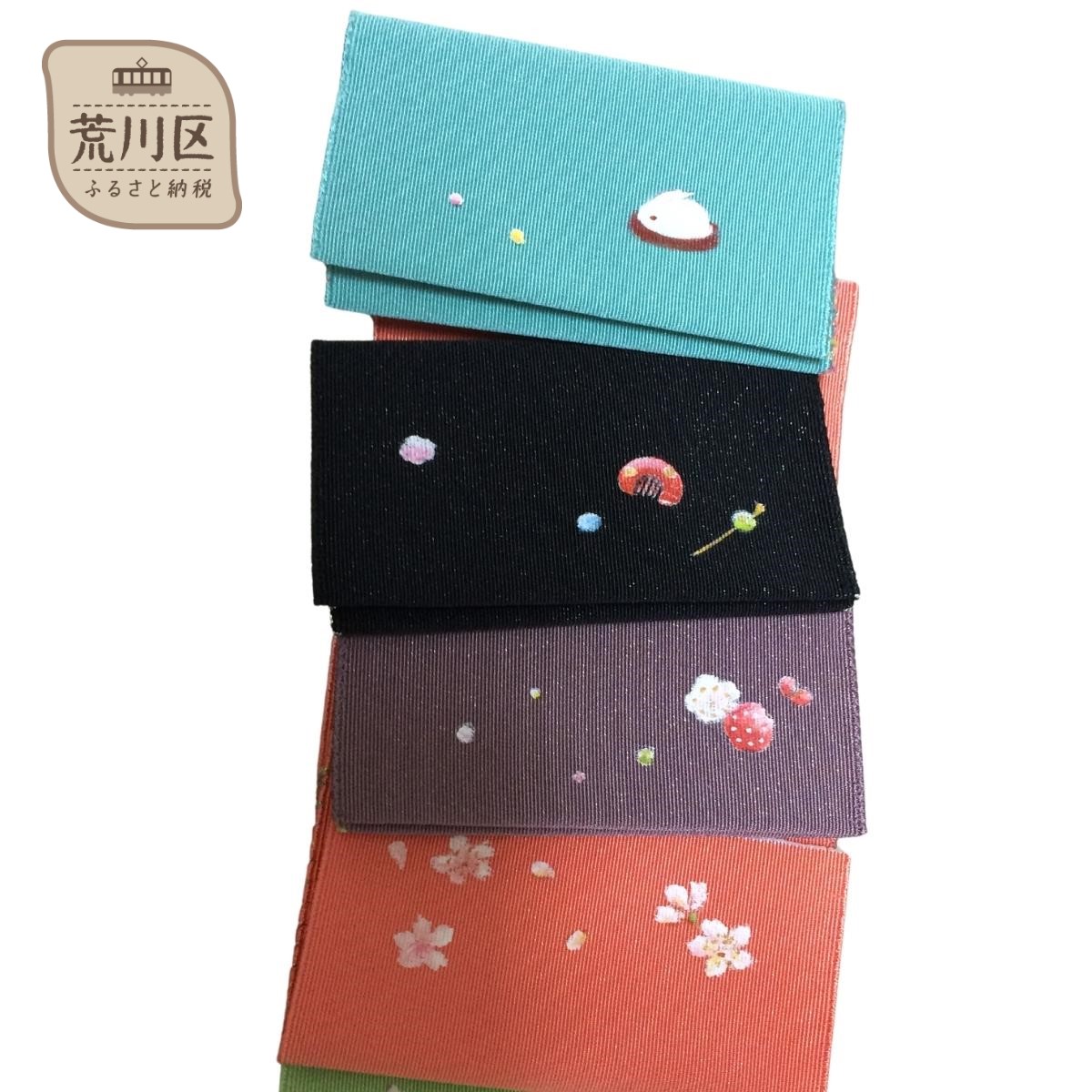 カード・名刺入れ【手描き友禅】(カラー:ピンク(桜))【012-001-1】東京都荒川区18000衣類・装飾品・工芸品財布
