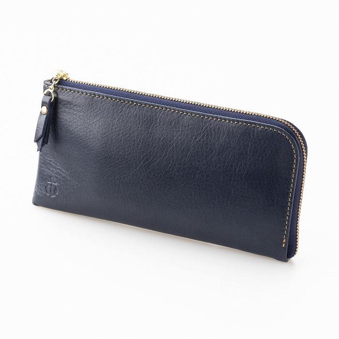 Moist 長財布(L字ファスナータイプ)/ネイビー兵庫県神戸市65000衣類・装飾品・工芸品財布