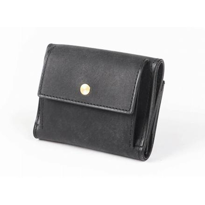 lemma レンマ Recta レクタ 三つ折り財布(ブラック)兵庫県神戸市55000衣類・装飾品・工芸品財布