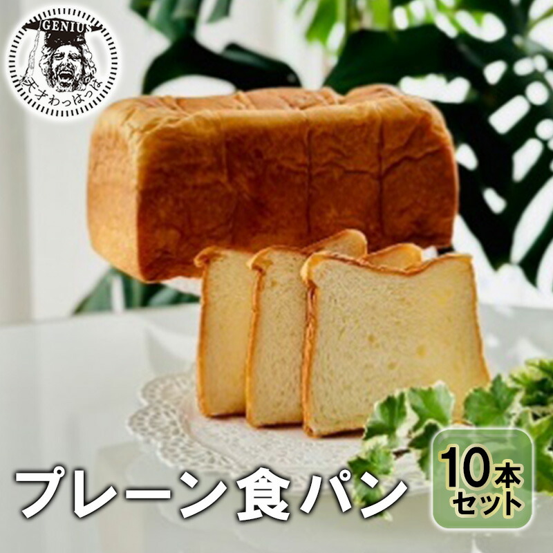 【ふるさと納税】 プレーン食パン10本セット (ご機嫌モーニング) パン ぱん 食パン ブレッド おいしい プレーン 朝食 朝ごはん 朝  数量限定 訳あり ふるさと納税 ふるさと 人気 おすすめ  兵