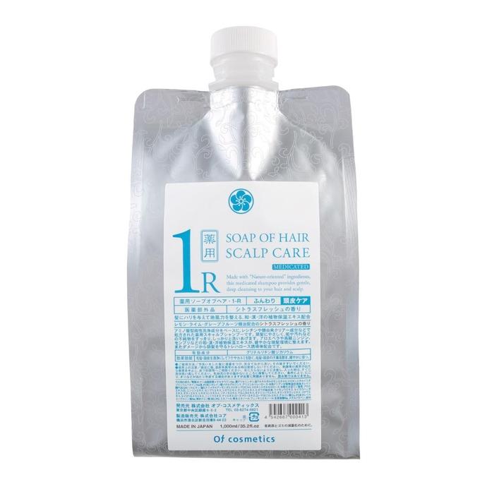 オブ・コスメティックス 薬用ソープオブヘア・1-R 1000ml エコサイズ 1個神奈川県横浜市49000雑貨・日用品化粧水・乳液・美容品