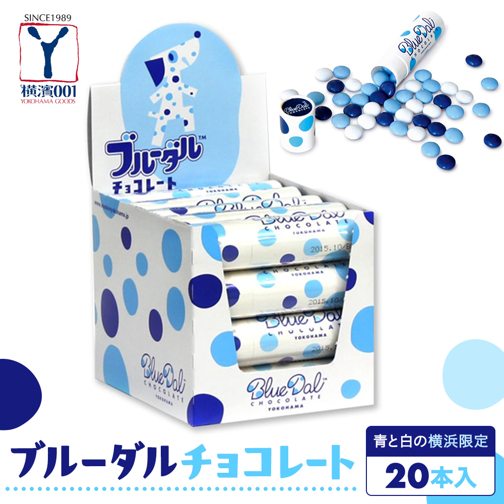 青と白の横浜限定 ブルーダルチョコレート(20本入)神奈川県横浜市13000菓子・スイーツその他 洋菓子