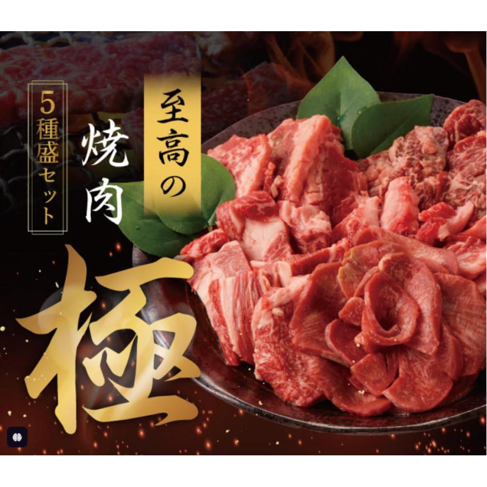 至高の焼肉 極 5種盛りセット 合計500g神奈川県横浜市26000肉牛肉