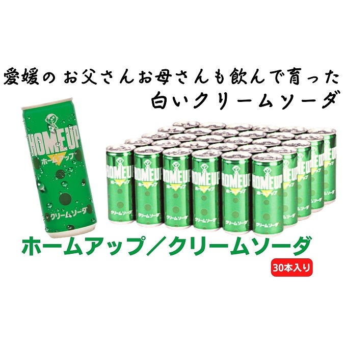 らくれんホームアップ 30本入り クリームソーダ 炭酸飲料 ソーダ水 飲み物 ドリンク ロングヒット 練乳 まろやかな 愛媛県東温市13000お茶・飲料水・ミネラルウォーター