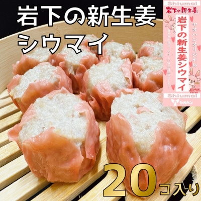 【鹿沼新名物】ヤオハンオリジナル岩下の新生姜シウマイ 20個入(800g)【配送不可地域:離島】【1505365】栃木県11000鍋セット・総菜・加工食品総菜