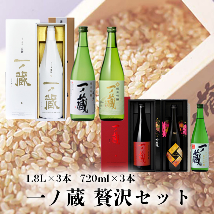 一ノ蔵贅沢セット宮城県大崎市110000酒・アルコール