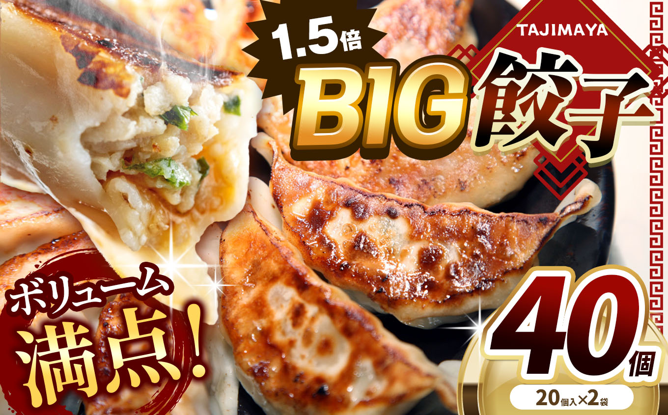 たじまや オリジナル ビッグ 餃子 大きい 40個  真岡市 栃木県 栃木県真岡市10500肉加工肉(ハム・ソーセージ等)
