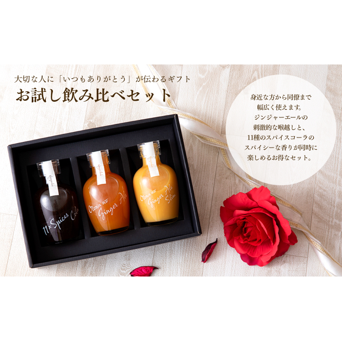 ギフト スパイス ドリンク お試し 飲み比べ セット コーラ ジンジャーエール 炭酸 【 飲料 果汁飲料 ジュース 加工食品 スパイスドリンク 】 千葉県成田市14000お茶・飲料果汁・野菜飲料