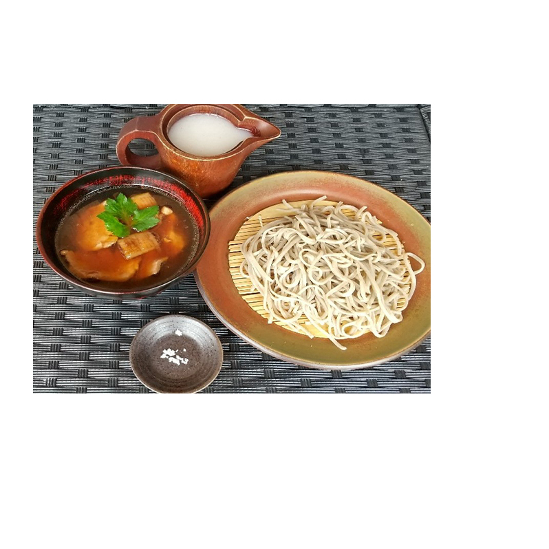 【人気の手打ち十割蕎麦4食セット】鴨せいろ2人前・せいろ2人前(ゆで蕎麦冷凍) そば 加工品 惣菜 千葉県成田市25000麺そば