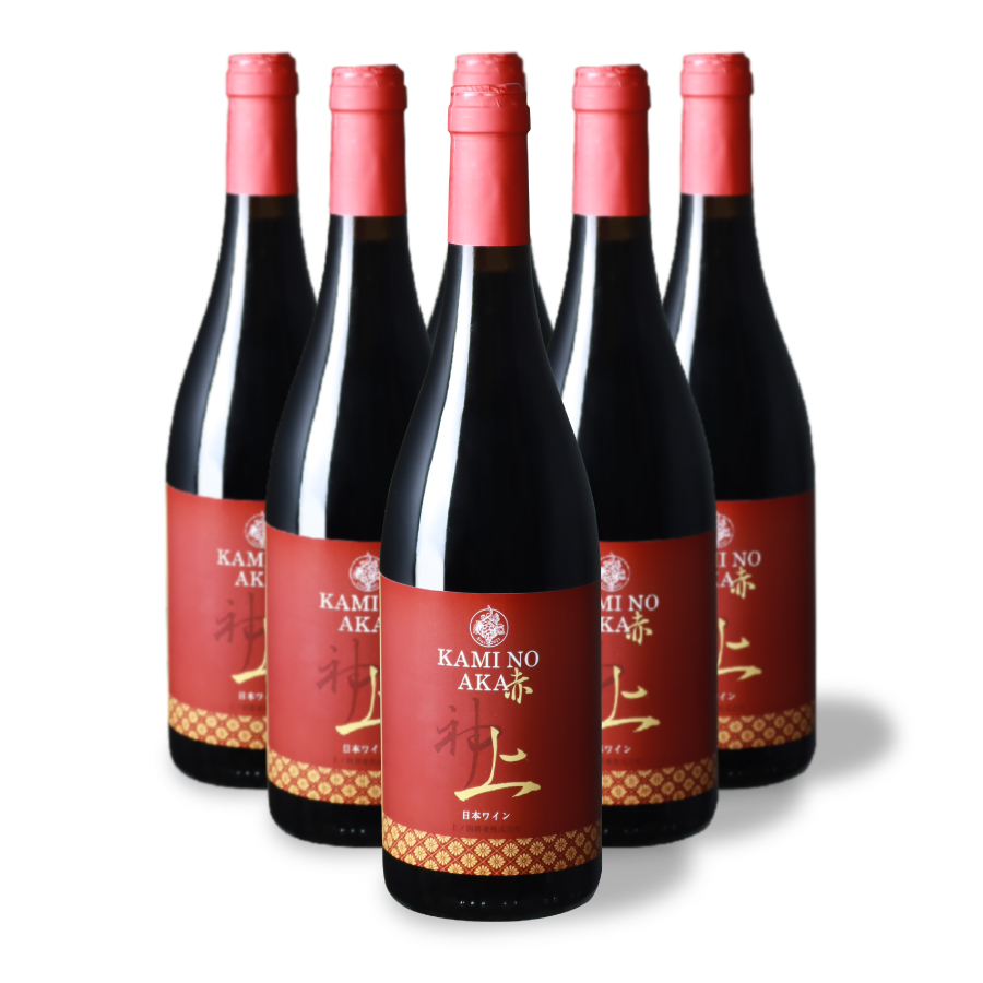 上ノ国ワイナリーの赤ワイン「上の赤」 750ml×6本北海道上ノ国町64000酒・アルコールワイン