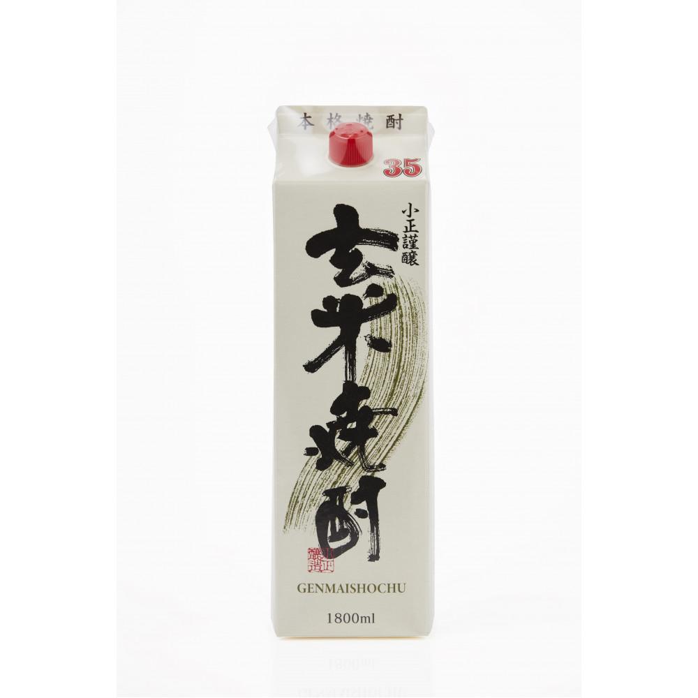 特製 玄米焼酎35% 本格米焼酎 1800ml 紙パック 6本 小正醸造 発売元 株式会社片山神奈川県川崎市76000酒・アルコール焼酎