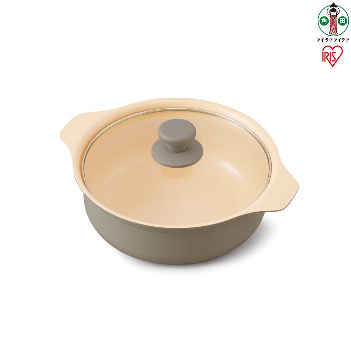 鍋 IH対応鍋 24cm IHKPーP24-T ブラウン宮城県角田市15000電化製品家電