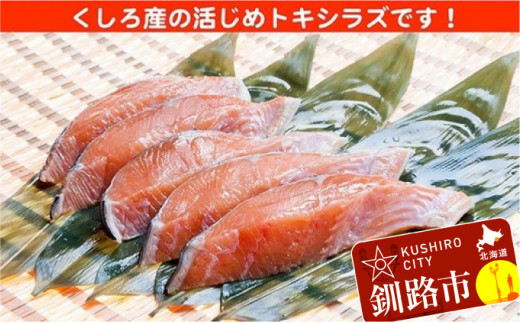 船上活じめ 釧路定置 時鮭(ときしらず・時さけ)半身 小 約600g 北海道産 _F4F-1557北海道釧路市12000魚介・海産物その他 魚介・海産物