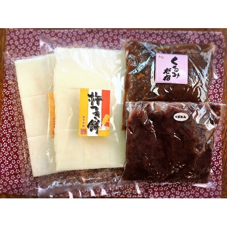 塩田平のきねつき餅セット(餅2袋 あんこ・くるみだれ付き)長野県上田市13000米・パン玄米・雑穀米・もち米・餅