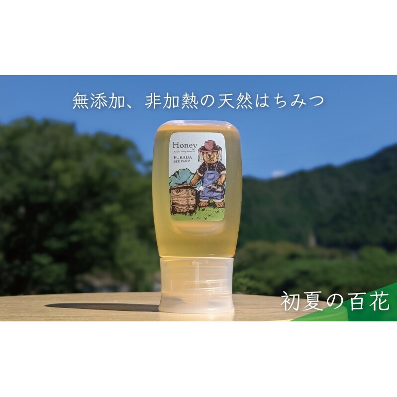 合計300g 天然蜂蜜 国産蜂蜜 非加熱 生はちみつ 岐阜県 美濃市産 初夏 (蜂蜜300g入りピタッとボトル1本)B9 深田養蜂のハチミツ岐阜県美濃市6000鍋セット・総菜・加工食品ジャム・はちみつ