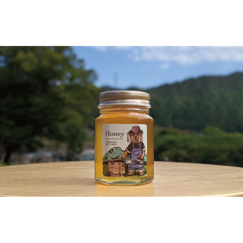 90g 天然蜂蜜 国産蜂蜜 非加熱 生はちみつ 岐阜県 美濃市産 (配送エリア限定) D1  深田養蜂のハチミツ岐阜県美濃市4000鍋セット・総菜・加工食品ジャム・はちみつ