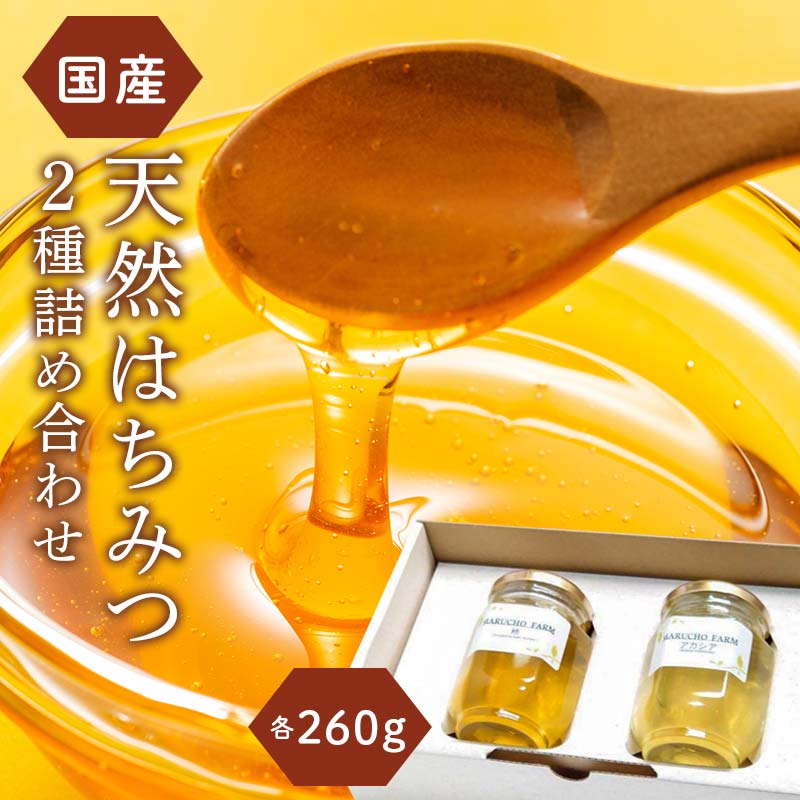 はちみつ 6種詰め合わせ 300g(50g×6) 伊達市産 国産 天然 蜂蜜