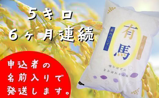 【6ヶ月定期便】銀河のしずく白米5s 【1092】岩手県花巻市58000米・パン白米