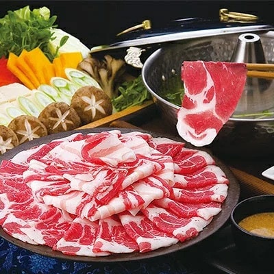 鹿児島黒豚しゃぶしゃぶ「味わいセット」【化粧箱入り】 A8-90【配送不可地域:離島】【1166680】鹿児島県枕崎市18000肉豚肉