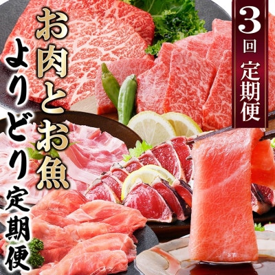 定期便3回配送 お肉とお魚よりどり定期便 LL-6016【配送不可地域:離島】【1498567】鹿児島県枕崎市40000肉加工肉(ハム・ソーセージ等)