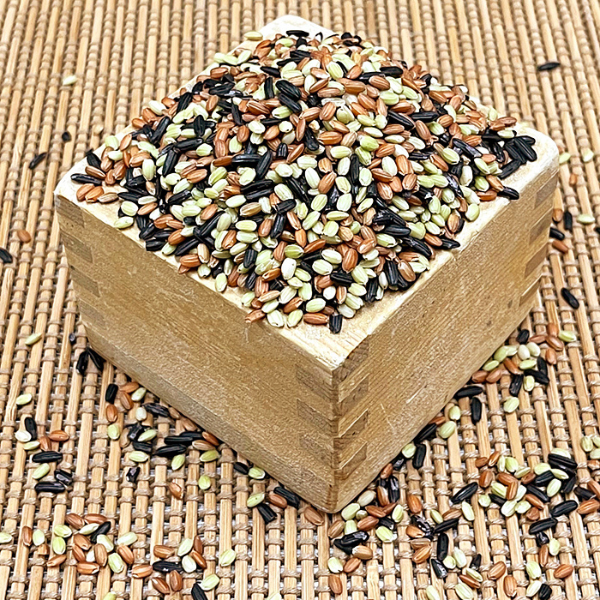 佐賀県産古代米3色MIX 800g:A095-014佐賀県佐賀市9500米・パン玄米・雑穀米・もち米・餅
