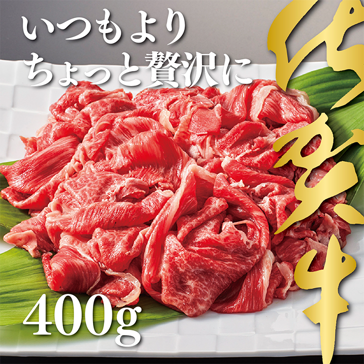 佐賀牛切り落とし400g:B140-020佐賀県佐賀市14000肉