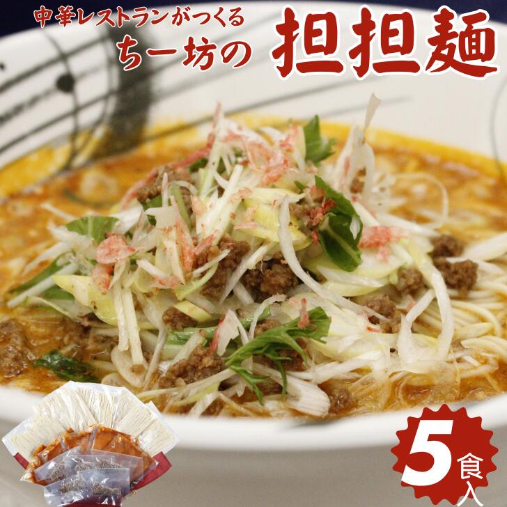 ちー坊の担担麺(5食セット):B185-008佐賀県佐賀市18500麺その他 麺