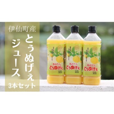 島みかんとぅぬげぇジュース 3本セット【配送不可地域:離島】【1407855】鹿児島県伊仙町16000お茶・飲料果汁・野菜飲料