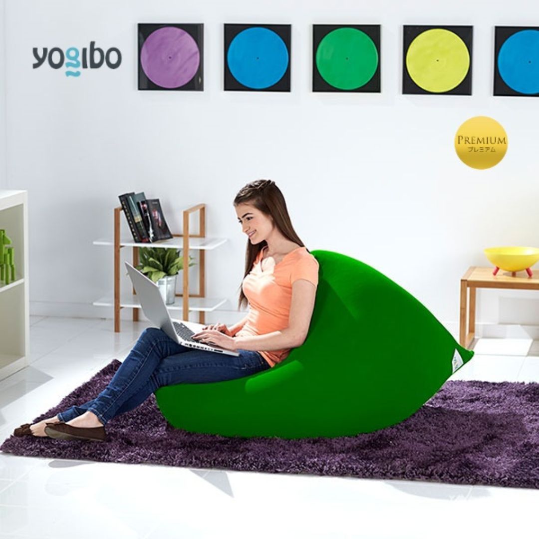 【未使用】yogiboヨギボープレミアム　ショート　カバー　グリーン ヨギボー ショート プレミアム YOGIBO Short PREMIUM