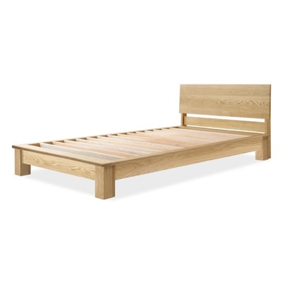 旭川家具山室家具製作所 LINEA(リネア) No.107 セミダブルベッド ナラ_00933【1155165】北海道旭川市950000雑貨・日用品寝具・タオル