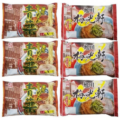 藤原製麺製造 醤油 生ラーメンセット (青葉醤油ラーメン、梅光軒醤油ラーメン)_02908【1421342】北海道旭川市12000麺ラーメン