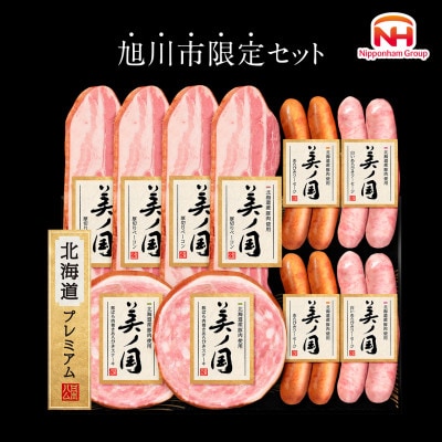 【ふるさと納税】北海道プレミアム 美ノ国 グリル10点セット 日本ハム 贈答 旭川限定_03450【配送不可地域:離島】【1504497】北海道旭川市20000肉加工肉(ハム・ソーセージ等)