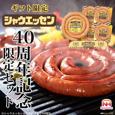 【ふるさと納税】 ギフト限定 シャウエッセン 40周年記念 限定 5点 セット_05358【配送不可地域:離島】【1632287】北海道旭川市20000肉加工肉(ハム・ソーセージ等)