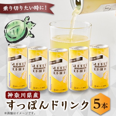 【のし付き】神奈川産すっぽんドリンク 180g×5本【1617528】神奈川県山北町12000お茶・飲料その他 お茶・飲料