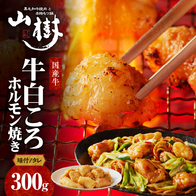 山樹の国産牛白ころホルモン焼き(丸腸)味付 300g愛知県小牧市10000肉その他 肉