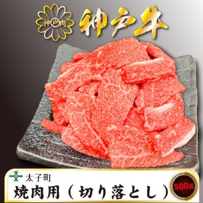 訳あり神戸牛 TSY1 焼肉用(切り落とし) 500g【配送不可地域:離島】【1509911】兵庫県太子町11000肉牛肉