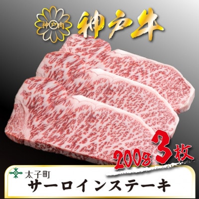 神戸牛 TSST5 ロースステーキ 200g×3枚 合計 600g【配送不可地域:離島】【1509928】兵庫県太子町52000肉牛肉