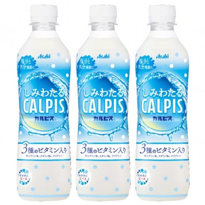 「しみわたるカルピス(R)」PET 490ml×24本【1604067】群馬県館林市17000お茶・飲料その他 お茶・飲料