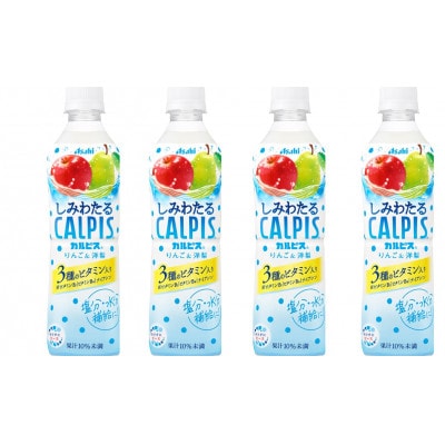 「しみわたるカルピス(R) りんご&洋梨」PET 490ml×24本【1645411】群馬県館林市15000お茶・飲料その他 お茶・飲料