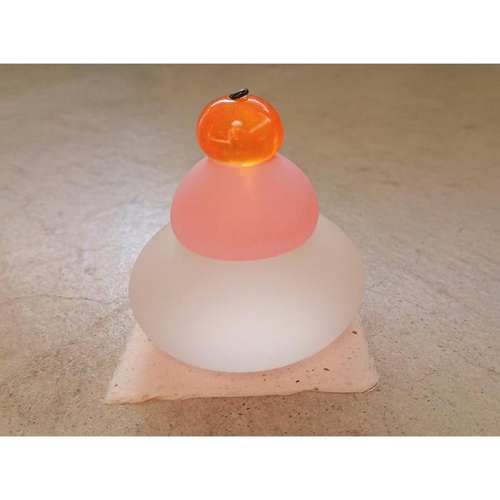 【ガラス】紅白お鏡餅(金澤ver)石川県金沢市18000衣類・装飾品・工芸品その他 装飾品・工芸品