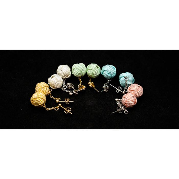 【加賀水引】(シルバー)水引ピアス 玉スイング石川県金沢市21000衣類・装飾品・工芸品その他 装飾品・工芸品
