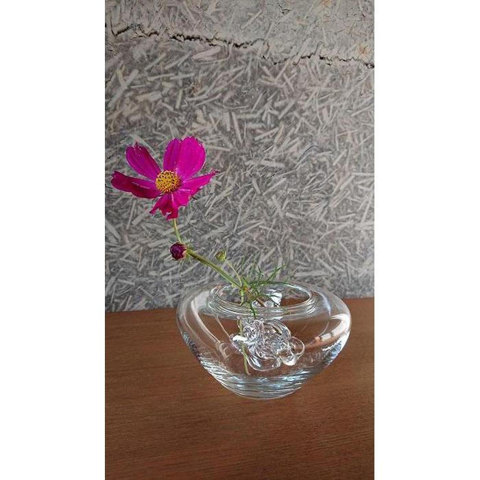 水たまりの花器(ガラスの花どめ付き)石川県金沢市24000衣類・装飾品・工芸品その他 装飾品・工芸品