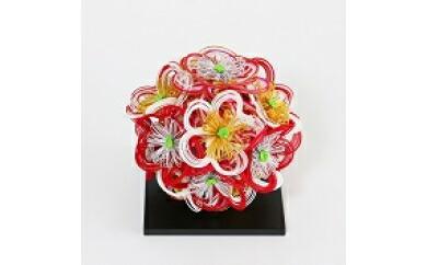 【加賀水引】梅のくす球・大石川県金沢市130000衣類・装飾品・工芸品その他 装飾品・工芸品