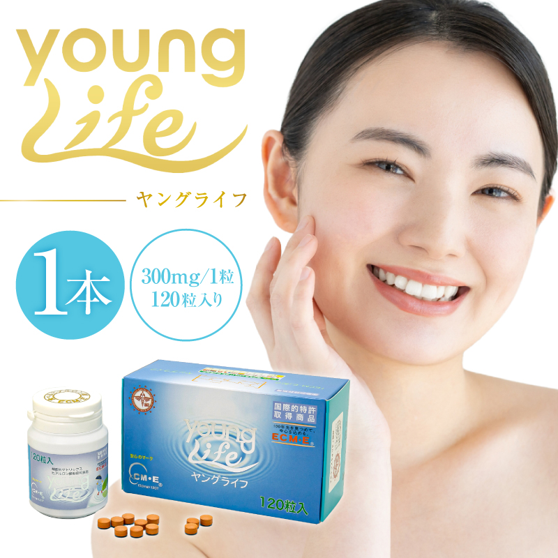 ヤングライフ(サプリメント)120粒【0106-015】岐阜県可児市34000お茶・飲料その他 お茶・飲料
