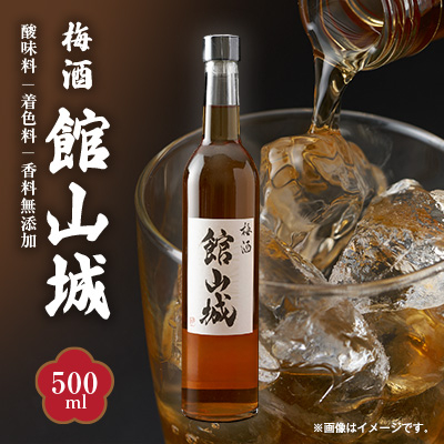 梅酒 館山城(アルコール度数 20度) 500ml×1本【1486742】千葉県館山市10000酒・アルコール梅酒・果実酒