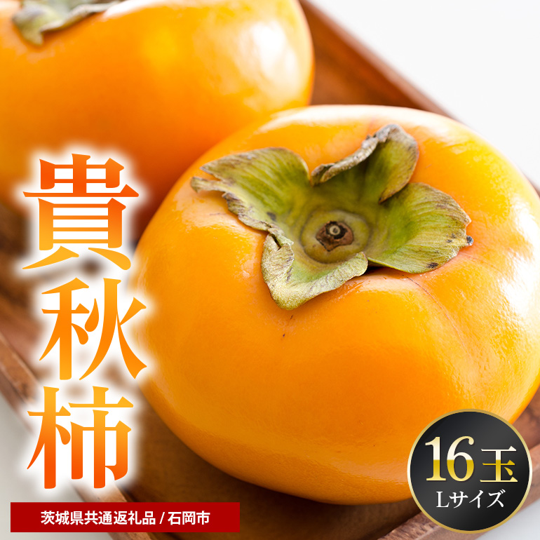 【数量限定・先行予約】 貴秋柿 3L 12玉 《10月〜11月発送予定》 (茨城県共通返礼品 石岡市) 67-D茨城県小美玉市9000果物・フルーツその他 果物・フルーツ