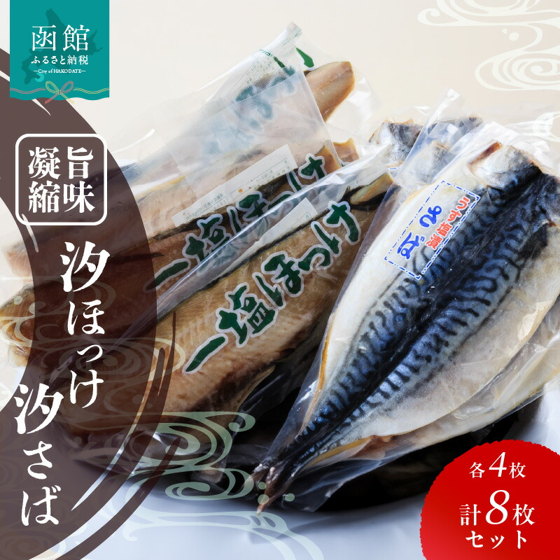 イチヨ水産 汐ホッケ・汐サバセット_HD010-009北海道函館市12000魚介・海産物その他 魚介・海産物