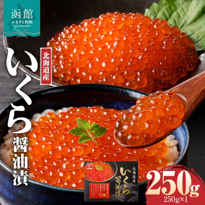 三印 北海道産 いくら醤油漬(250g×1入)_HD227-002北海道函館市10000魚介・海産物いくら