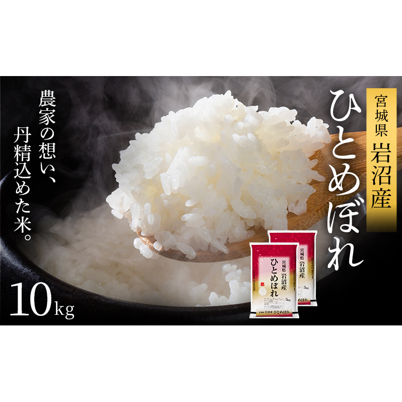 【令和7年産新米】ひとめぼれ 10kg 米 岩沼産 お米 白米 精米 ブランド米 単一原料米 10キロ こめ コメ おこめ ご飯 ライス 東北 宮城県産 宮城県産ひとめぼれ 宮城米 宮城 宮城県 岩沼市宮城
