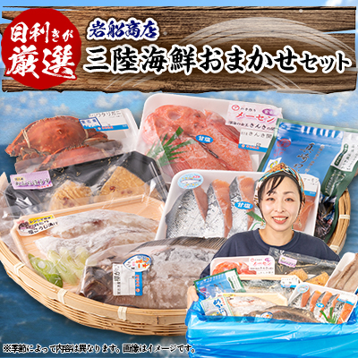 【三陸厳選】岩船商店おまかせ海産物詰め合わせセット【配送不可地域:離島・沖縄・九州】【1298317】岩手県宮古市22000魚介・海産物貝類
